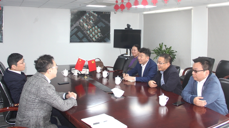 樂清市政協副主席肖磊到樂清華都開展助企紓困專題調研